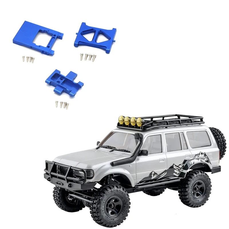 Metalowy wspornik serwomechanizmu Mocowanie skrzyni biegów do 1/18 FMS EAZYRC Rochobby FJ Cruiser Patriot Katana RC Car Upgrade Parts