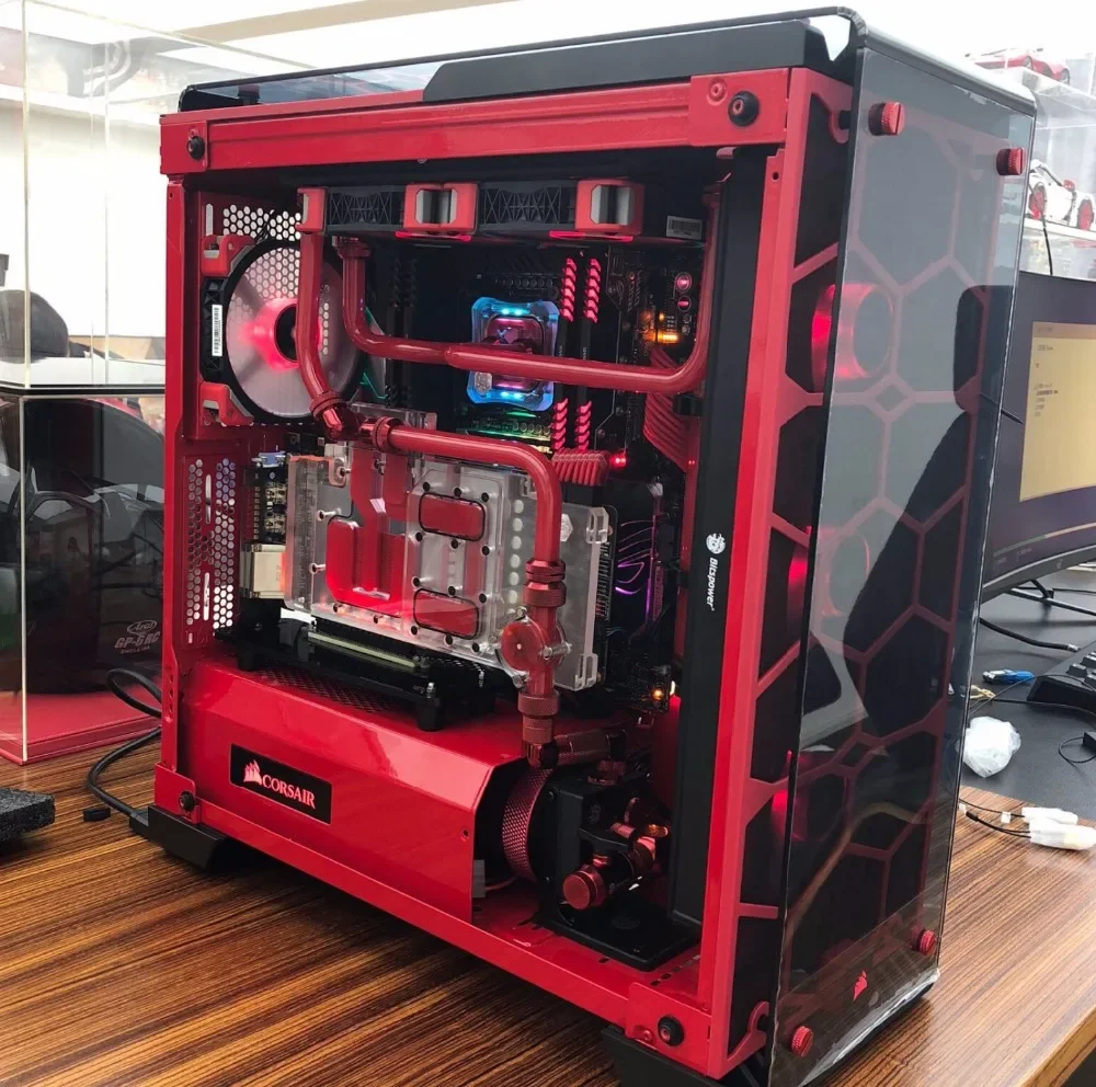 PCIe Riser Card PCI-E3.0 16X Вертикальная подставка для видеокарты Держатель-держатель Подставка + удлинительный кабель PCI-E для DIY ATX GTX1080Ti