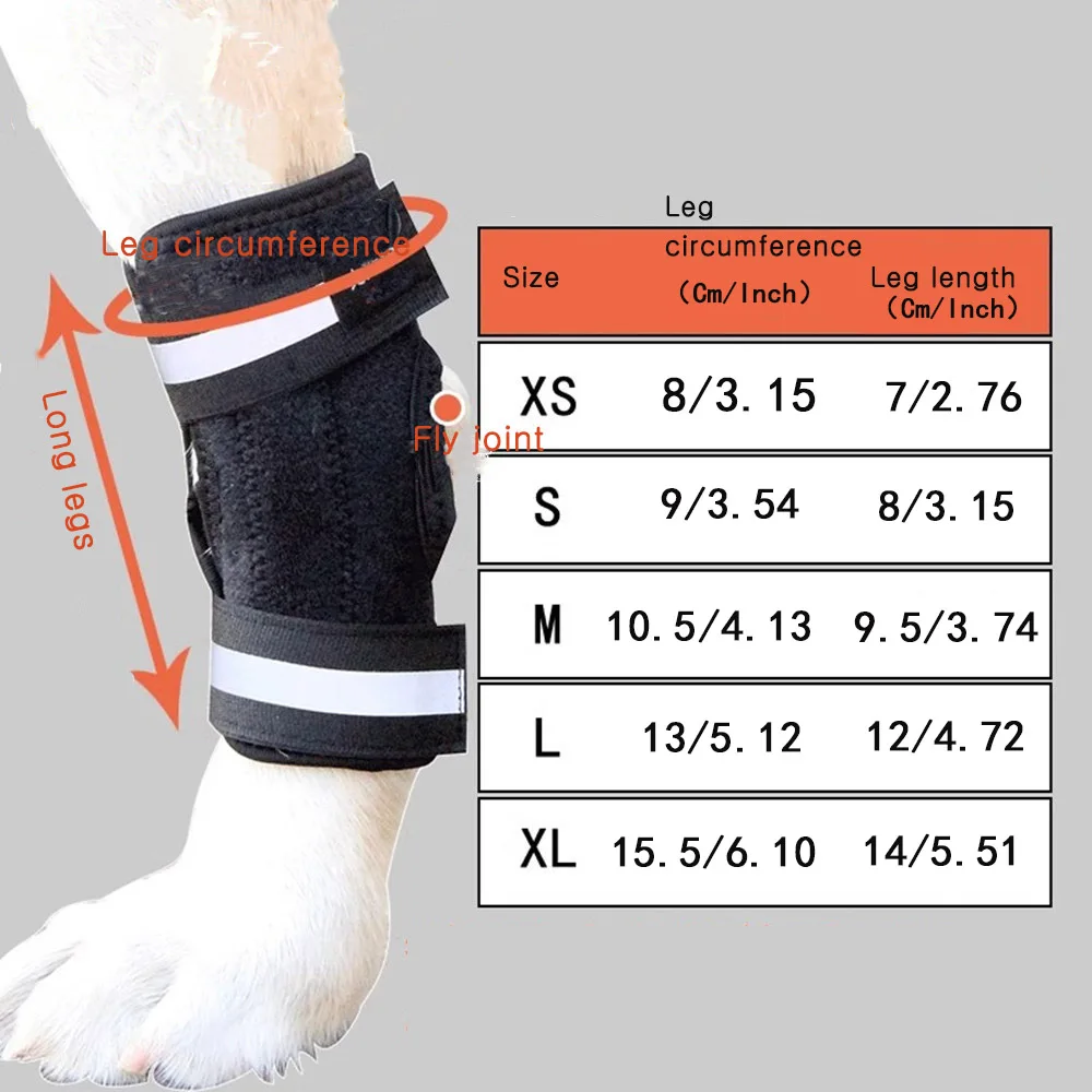 Dog Fracture Fixation Splint Pet Dog Joint Protection Sleeve Hind Leg Weakness Brace Arthritis Auxiliary With Short