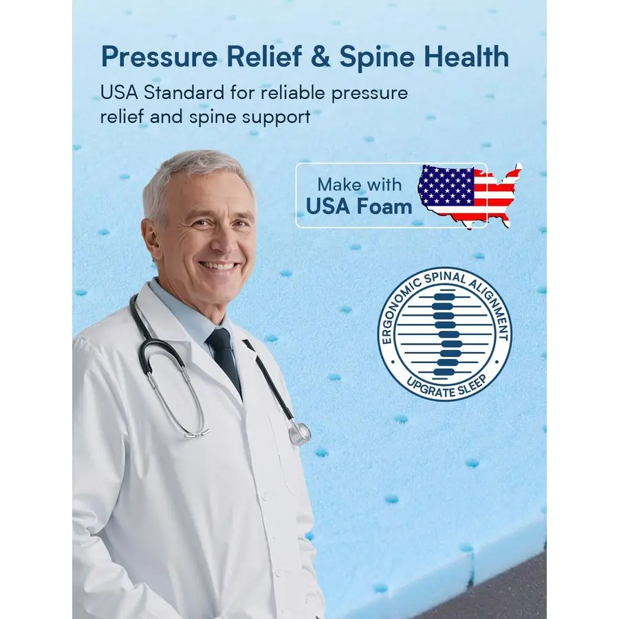 Matelas ferme, matelas en mousse à mémoire de forme gel rafraîchissant de 12 pouces, soulagement des maux de dos, housse en soie glacée rafraîchissante, matelas de lit dans une boîte, CertiPUR