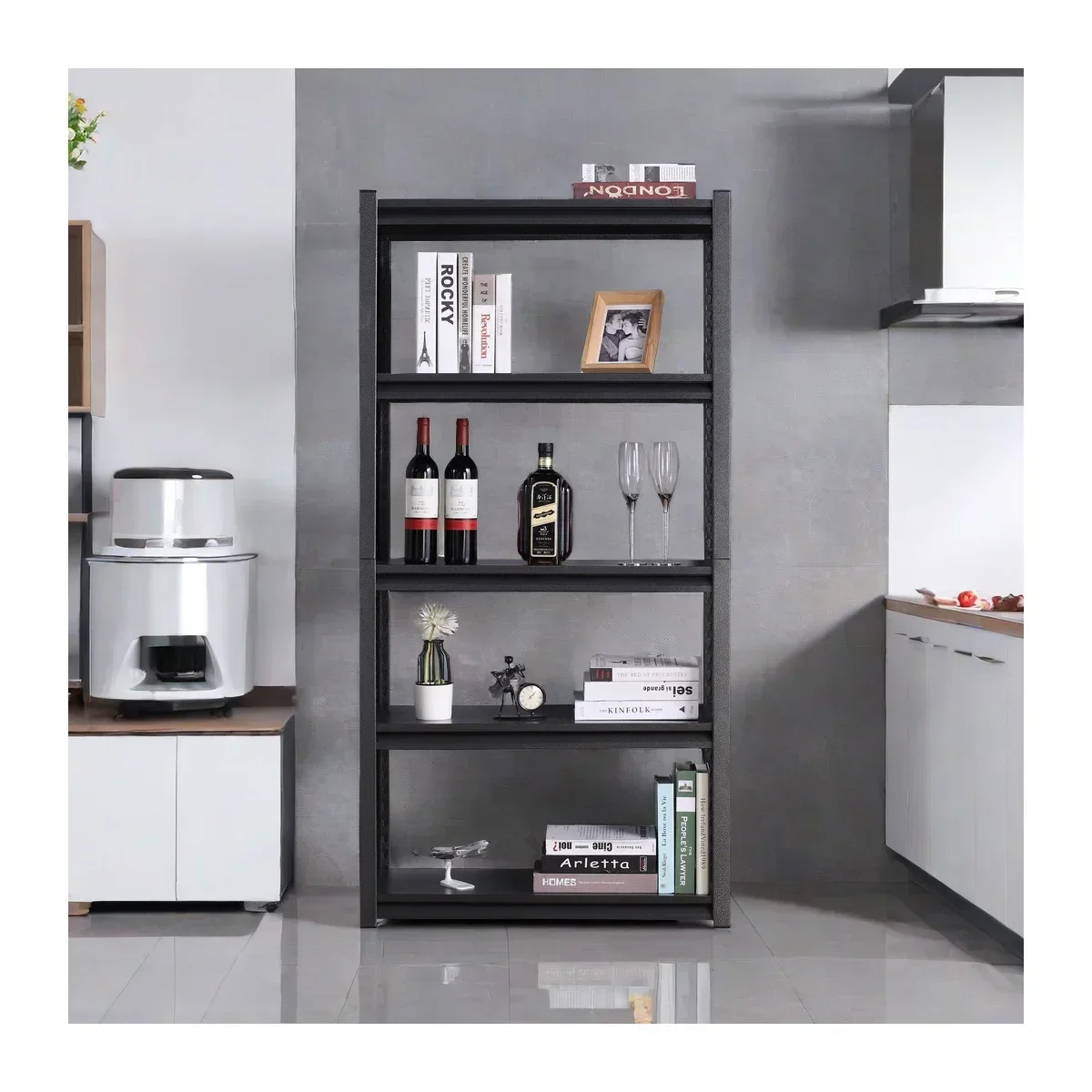 new arrival SalesDurable Cross-border Factory Storage Racks Customized Wearhouse Rack Strong Metal Rack Shelves Kitchen Steel