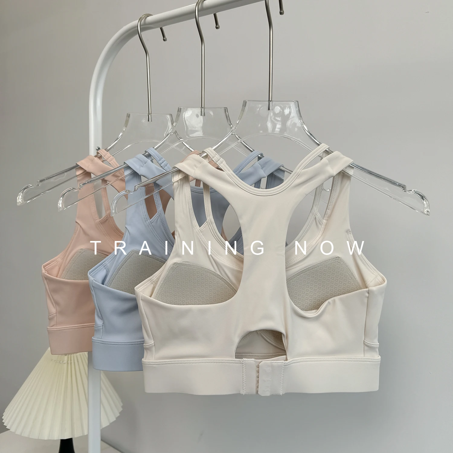 

High-intensity sports underwear for women in summer shockproof gathering running sexy beautiful back bra yoga fitness vest wear