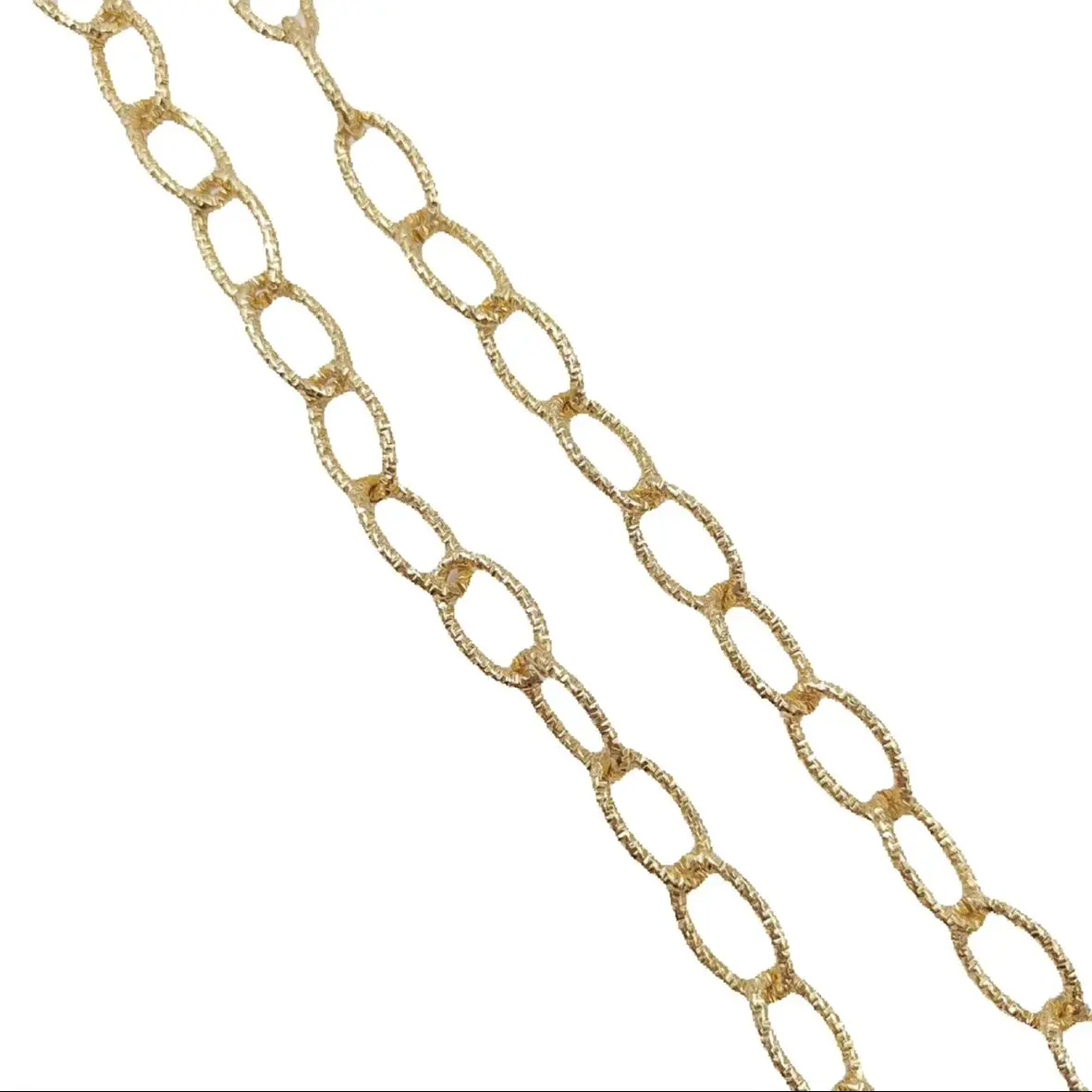 WT-BC190  WKT 2025 Oval Shape Charming Yellow Brass Beautiful Chain With Gold Plated Luxurious Gift Lady Chains Hot