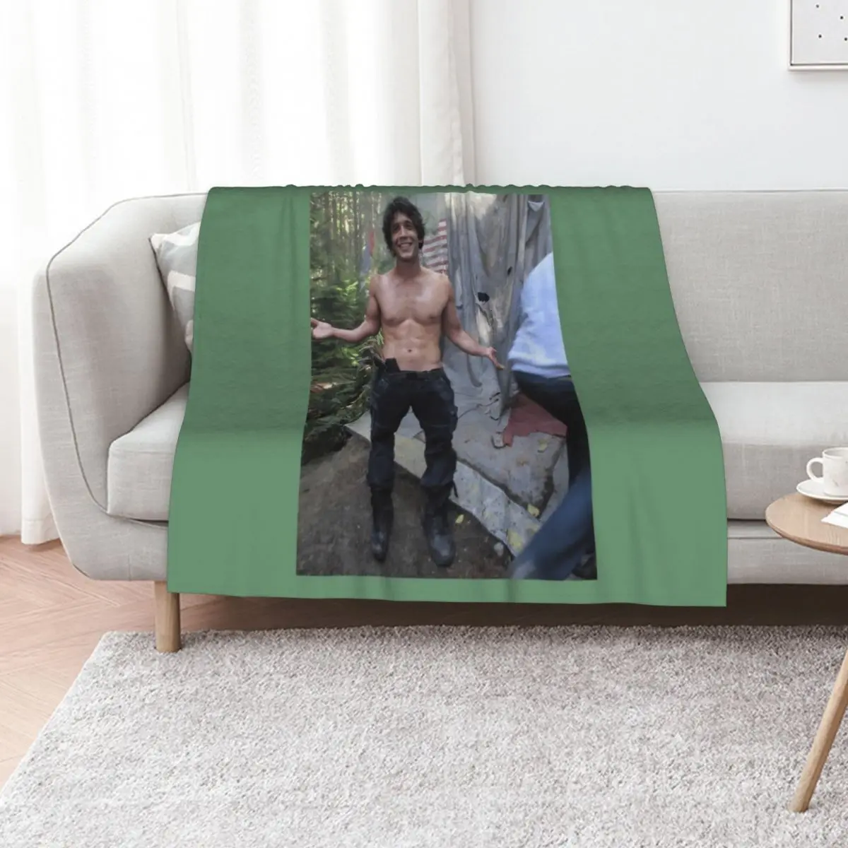 Bob Morley Spiral Notebook Throw Blanket Manta ligera resistente a las arrugas