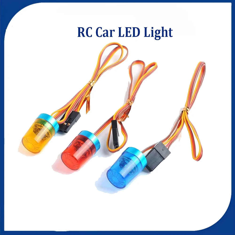 RC Bright LED Light Multi-function Circular Ultra Lamp Strobing-blasting Flashing Fast-slow Rotating Mode for RC Car HSP Axial