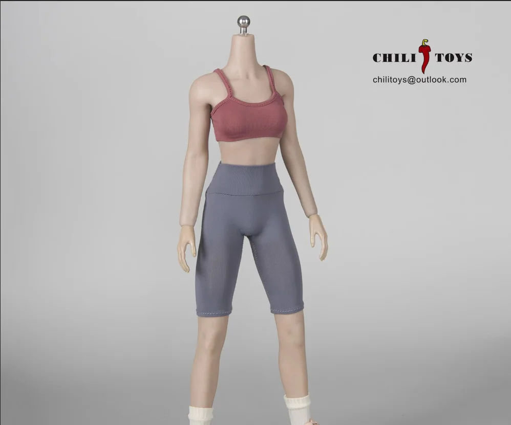 CHILI TOYS 1/6 Soldato Moda Trendy Leggings Yoga Pantaloni Elastici Modello Misura 12 ''Action Figure Corpo In Magazzino