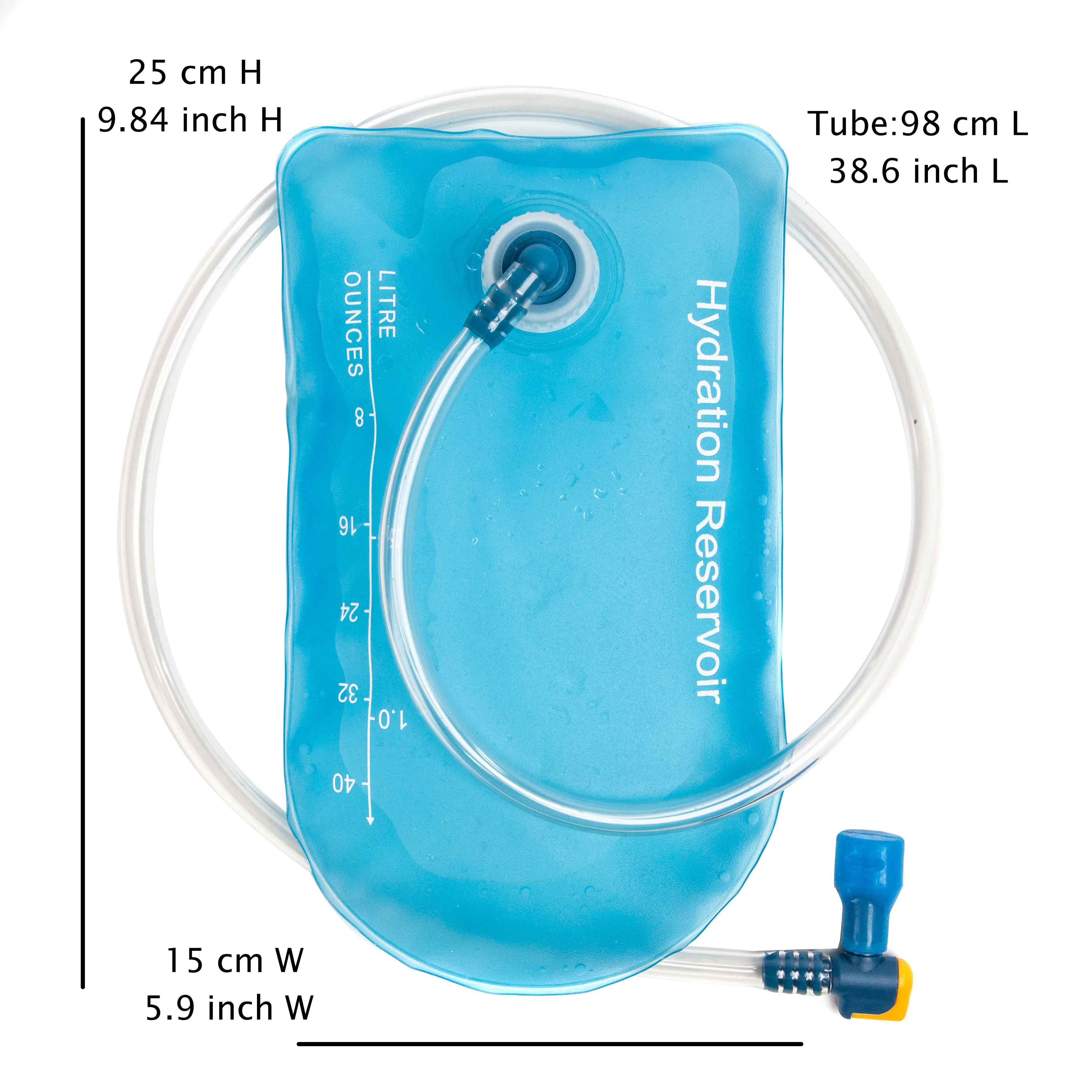 AXEN 1L Water Reservoir for Pocket TPU Hydration Bladder Water Bag for Hiking Running Camping Cycling Water Pouch