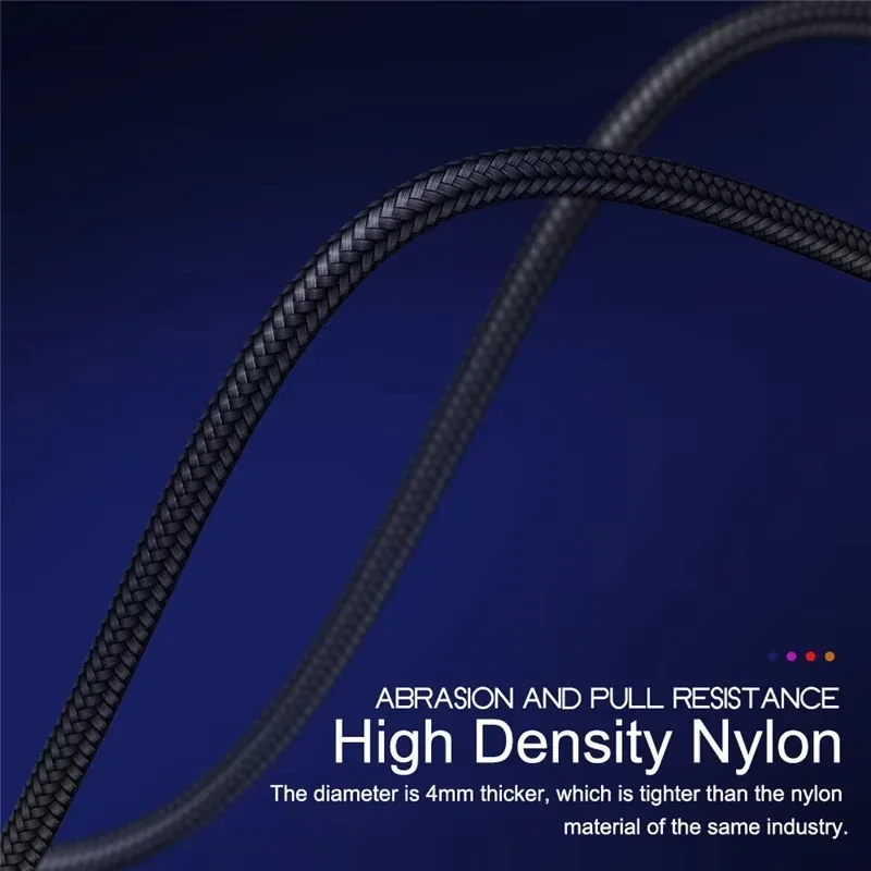 USB Type C Cable Date Sync 3A Fast Charging 25cm Short 1m 2m 3m Long Wire Charger Cable For Samsung Huawei Android Mobile Phone