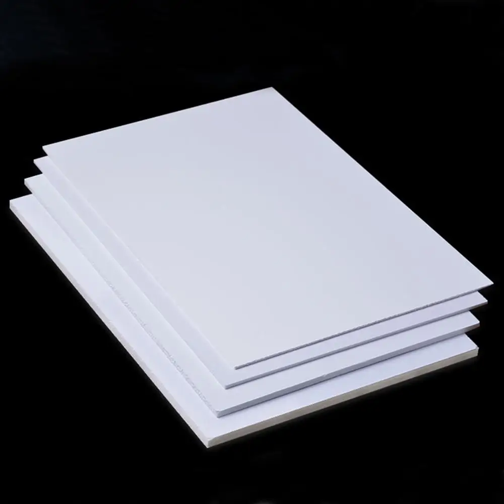 5pcs 100x200mm PVC Board Plastic Model Sheet Board White Model Plate 0.2mm to 1mm