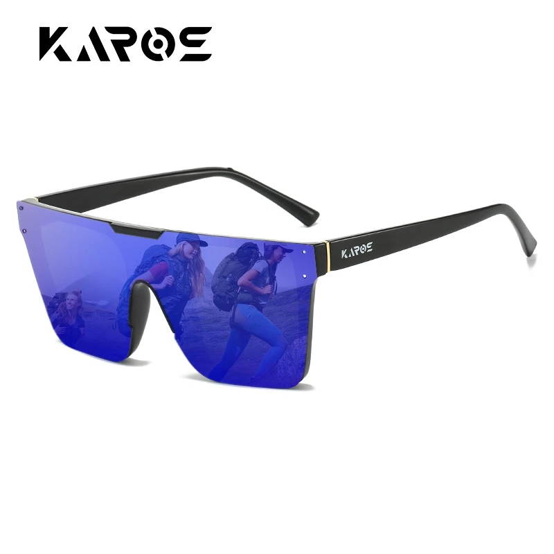 

Большие солнцезащитные очки KAROS с линзами TAC, оправа для ПК, защита UV400, модный стиль для женщин и дам