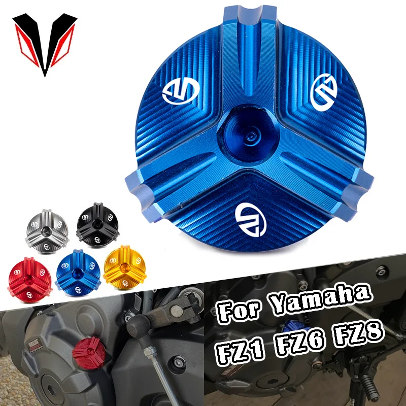 

Universal For Yamaha FAZER FZ6 FZ6R FZ-1 FZ8 FZ-6 FZ 750 1000 Motorcycle Engine Oil Filler Cap Cover Oil Filter Plug Accessories