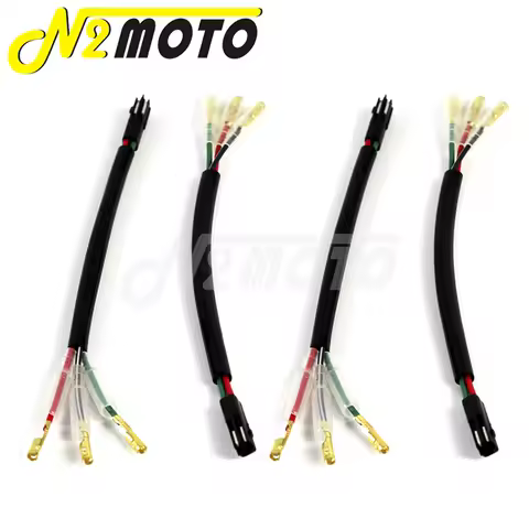 OEM 3 Wire Turn Signal Wiring Harness Connector For Honda CBR600RR CBR1000RR 2003-14 Motorbike Front Rear Blinker Adapter Cable