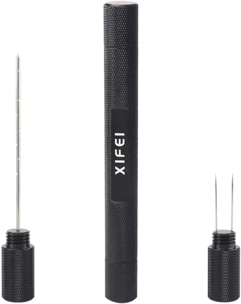 

Cigar Draw Enhancer Tool - Stainless Steel Needle & Nubber for Perfect Draw, Portable