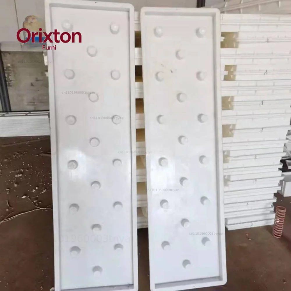 Rubber frame injection molding concrete wall guardrail column mold