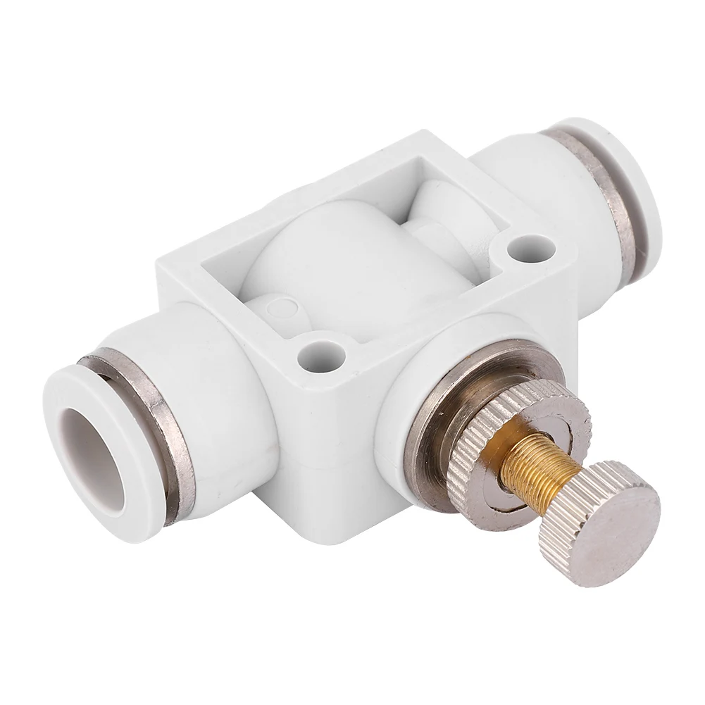 Air Speed Control Valve Snap-On Quick Connector Brass Knob Valve Throttle Valve Pneumatic Tools Accessories Air Intake Interface