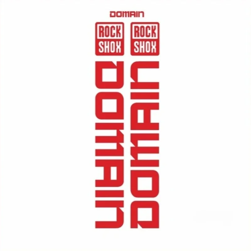 

1 комплект наклеек Roshox DOMAIN для передней вилки горного велосипеда, виниловые наклейки для декора горного велосипеда