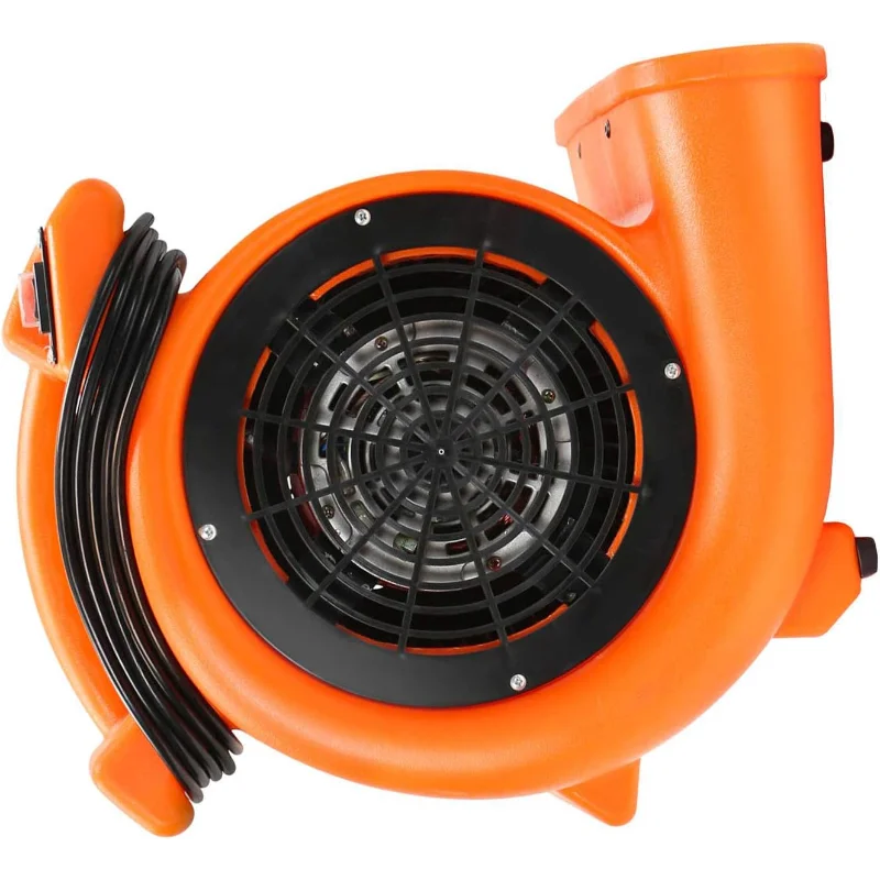 Dryser Air Mover Сушилка для ковров 2-скоростной промышленный напольный вентилятор 1/2 л.с. - Оранжевый вентилятор для сушки ковров Напольный вентилятор