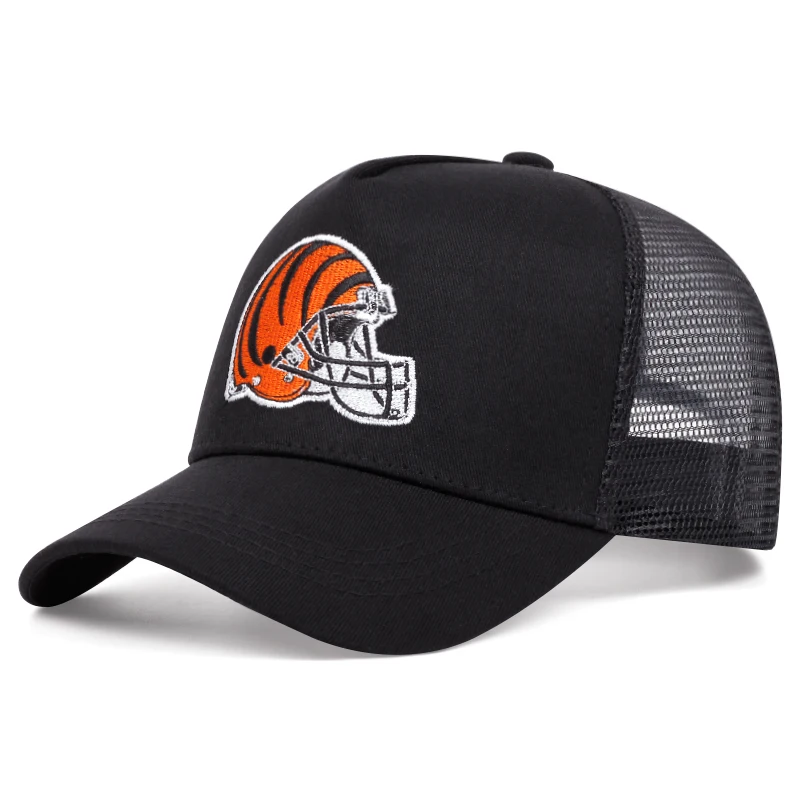personalization helmet 3D embroidery baseball cap Hip hop mesh cap women men outdoors Sunshade breathable trucker hat
