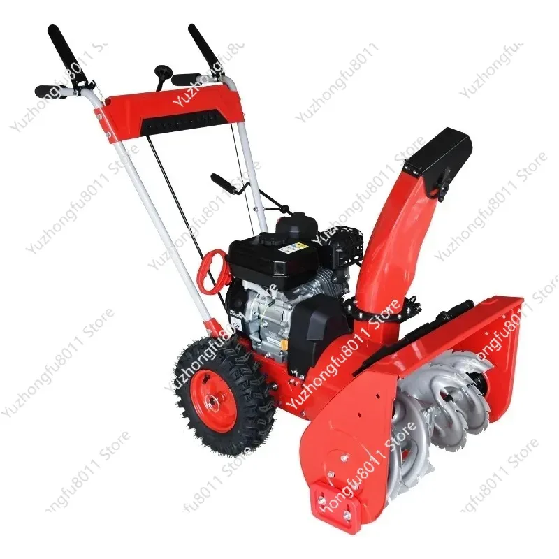 196CC Snowplow Snow Sweeper Mini Walking Type 6.5HP Power Heavy  Walk-behind Snow Cleaning Removing Machine