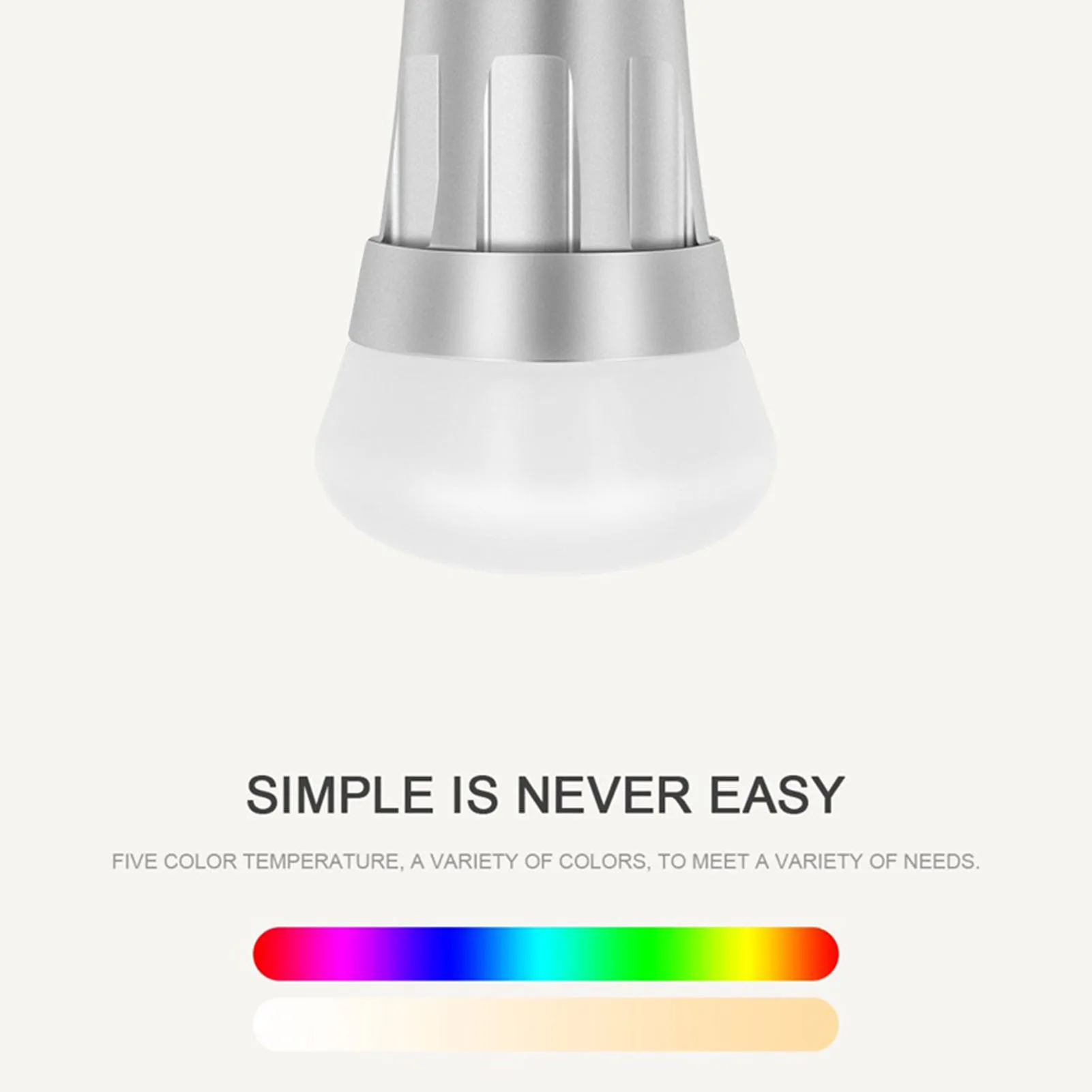 Wireless LED Smart Bulb with Voice and Remote-control Bulb for Home Party Bars Clubs