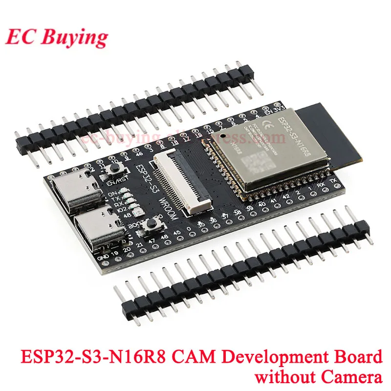 Płytka rozwojowa ESP32S3 NANO ESP32-S3 WROOM N16R8 CAM WiFi + BLE Bezprzewodowy Moduł WiFi 2.4G z Kamerą OV2640 OV5640 OV3660 — zdjęcie produktu 2