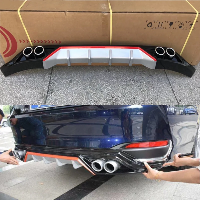 

Fit for 2018 Lexus ES Front Bumper Lip Bodykit Car Sticker Modified ES 200 260 300H Car rear Bumper Splitter