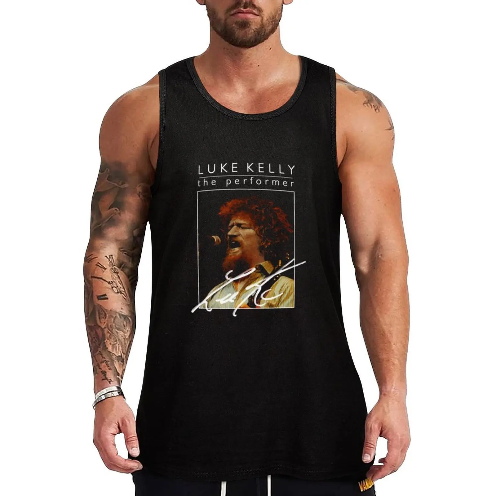 LUKE KELLY Tank Top Loose Fit Casual Tank Top Breathable Daily Shirt