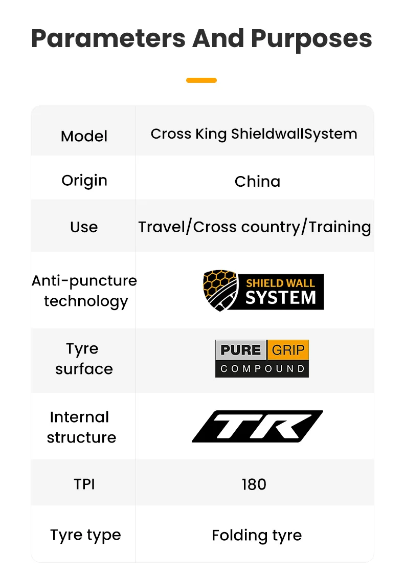 Continental Cross King 27,5/29 MTB faltbarer Reifen 180TPI Mountainbike ShieldWall System Klappreifen Tubeless Ready – Detail 10