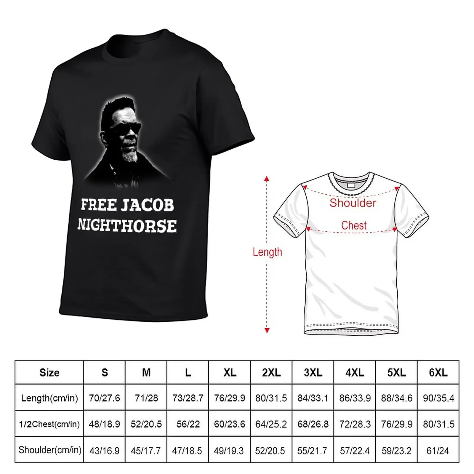 Jacob Nighthorse T-Shirt quick-drying oversizeds tshirts for men