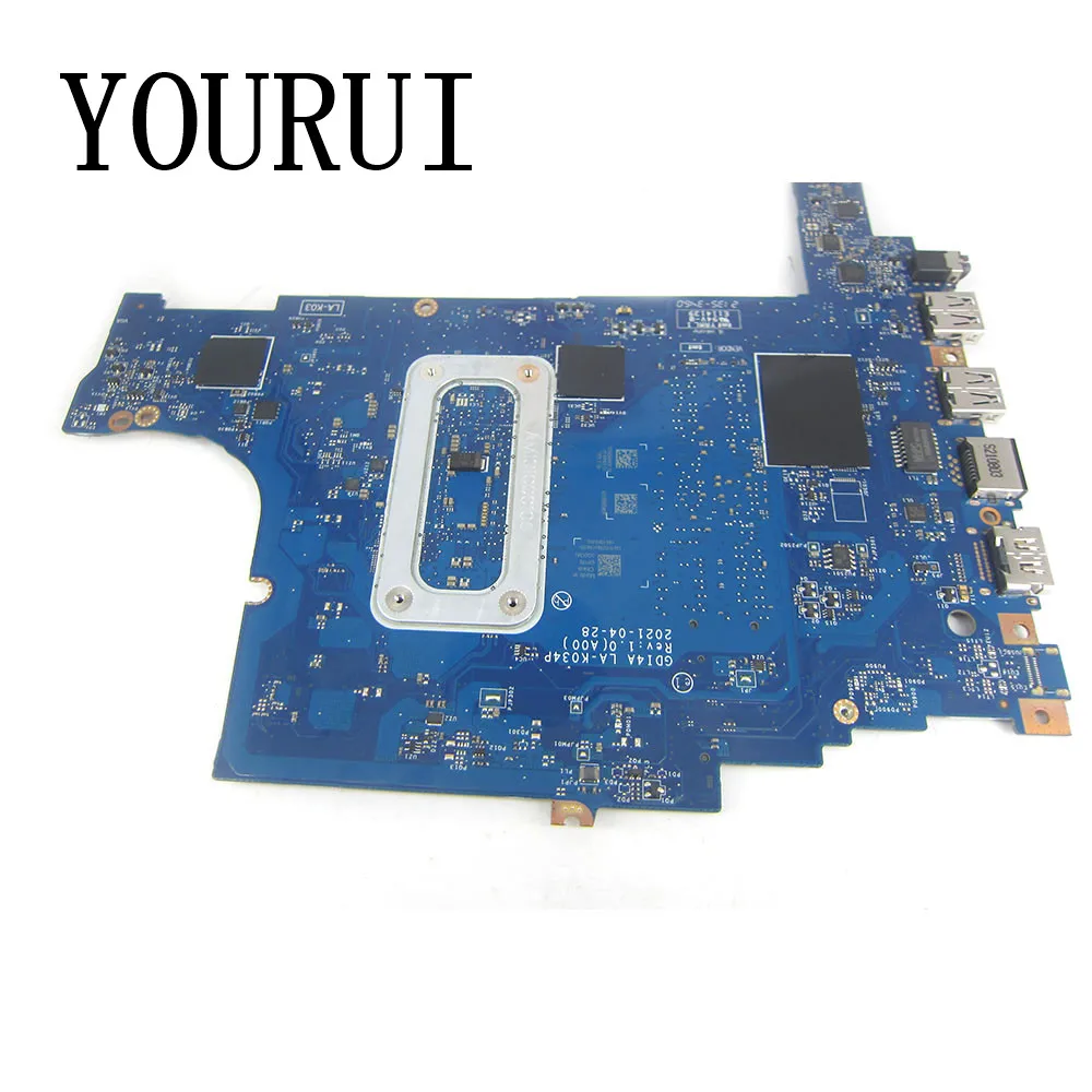 Imagem -02 - Placa-mãe Portátil Gdi4a La-k034p para Dell Vostro 3400 Inspiron 3501 i3 i5 i7 11ª Geração Cpu Trabalho Perfeito