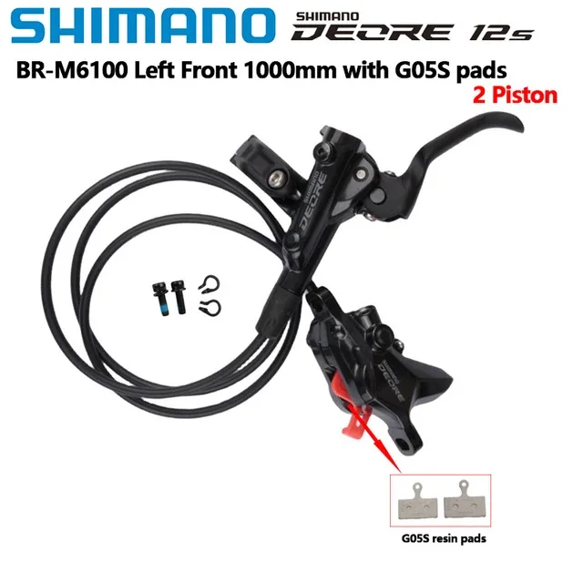 SHIMANO DEORE M6100 2 Piston  Brake MTB Mountain Bikes Hydraulic Disc Brake MTB BR BL-M6100 DEORE Brake