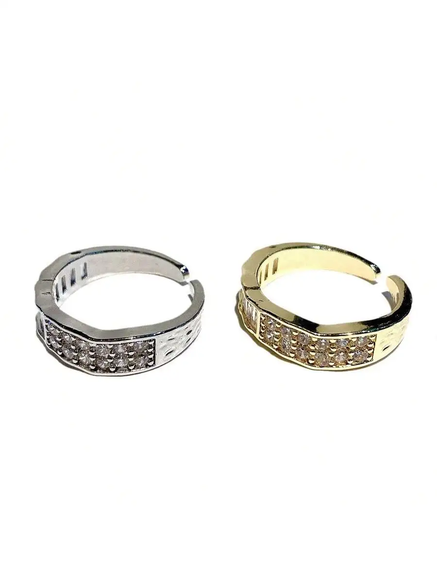 

European American Fashion High-End Open Ring INS Style Light Luxury Classic Ring For Women