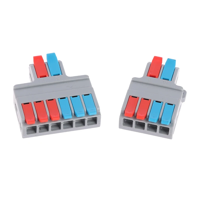 Conector de Cable de Cableado Universal, divisor rápido 2 en 4/6