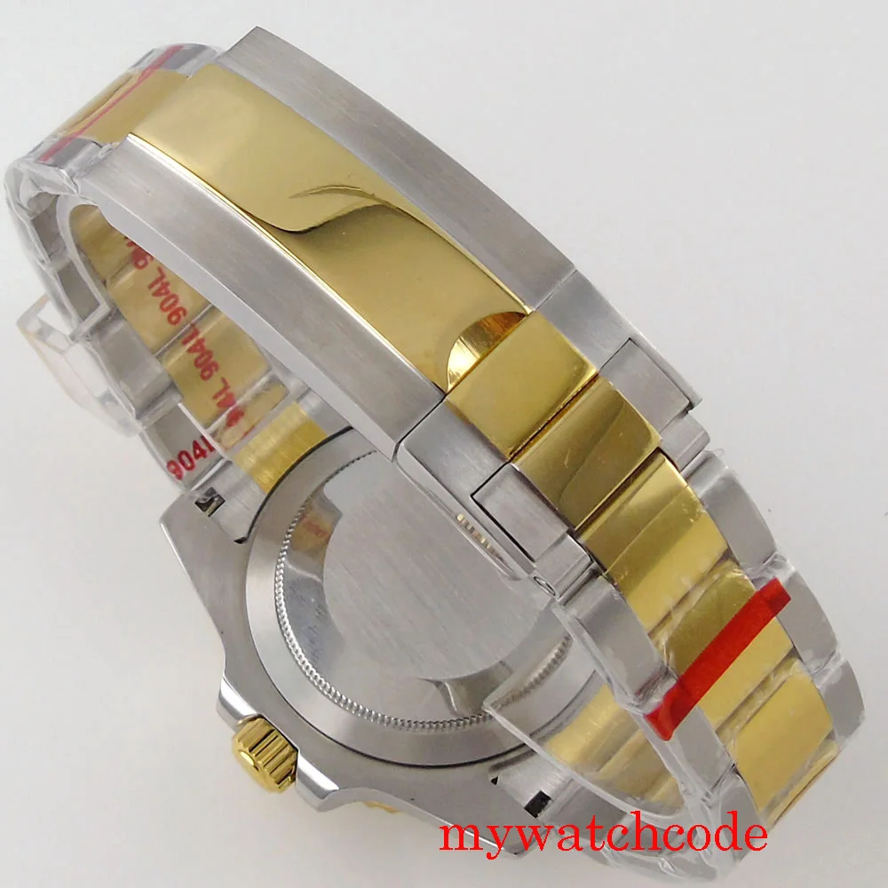 NH34 NH35 Watch Case Steel Silver Gold Two Tone Watch Part for NH35 NH36 SKX Watch Maker 120clicks Bezel 200M