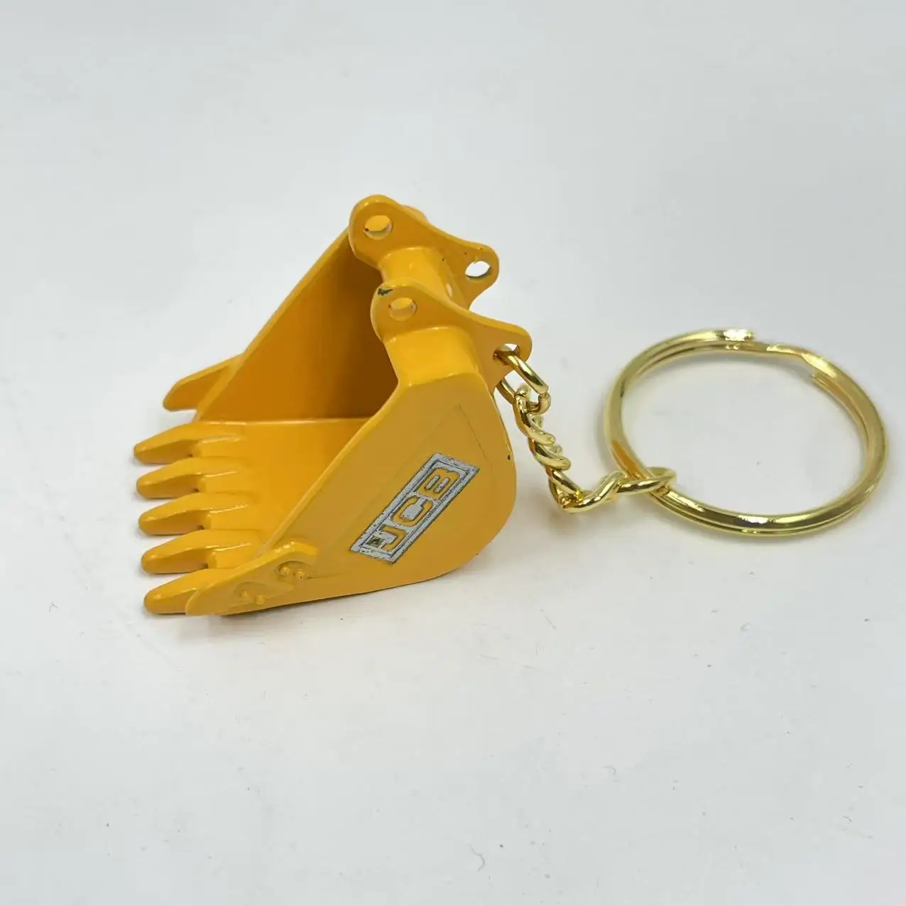 2 Piece Ignition Switch Starter Key for JCB 3CX  Bomag Excavator Fit Most Digger Replacement Parts with Bucket Keychain