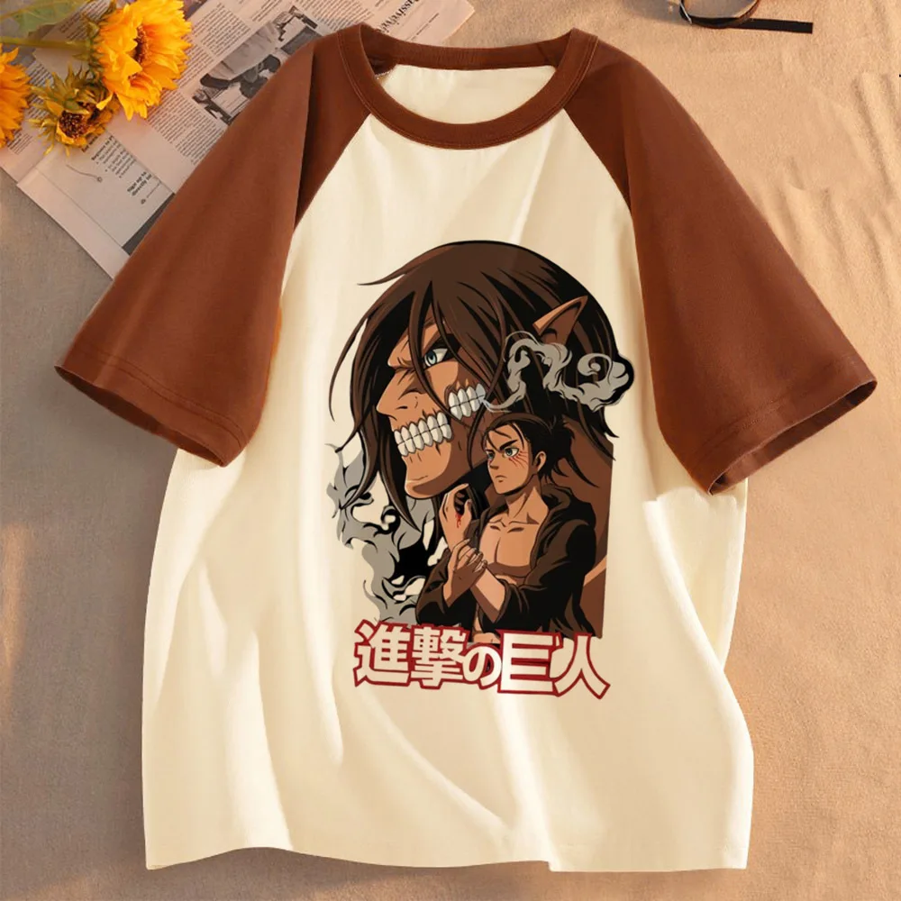 Attack on Titan t-shirt women cutecore party harajuku Retro baddie t shirt 2000s grunge baddie gyaru
