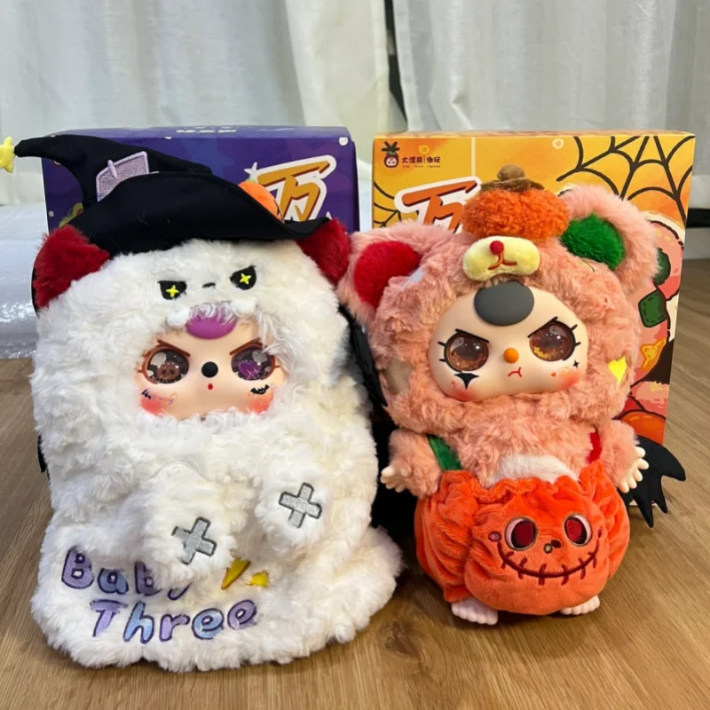 

New Arrival Original Baby Three Series Halloween Limited 400% Blind Box Doll Toy Collect Toy Room Ornament Girl Birthday Gifts