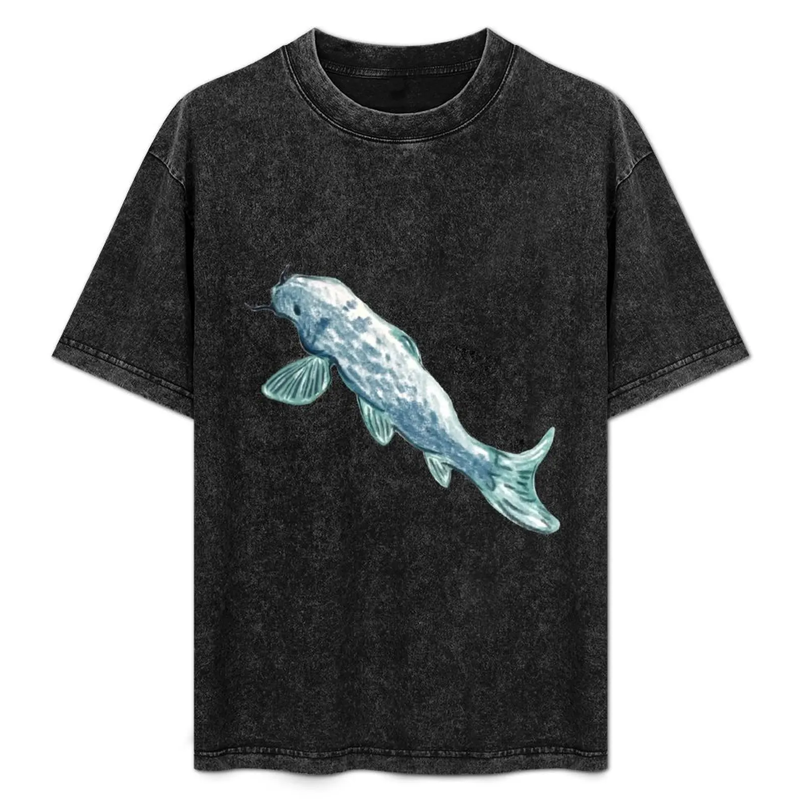 

blue koi fish T-Shirt Summer Sports Quick Dry T-Shirt