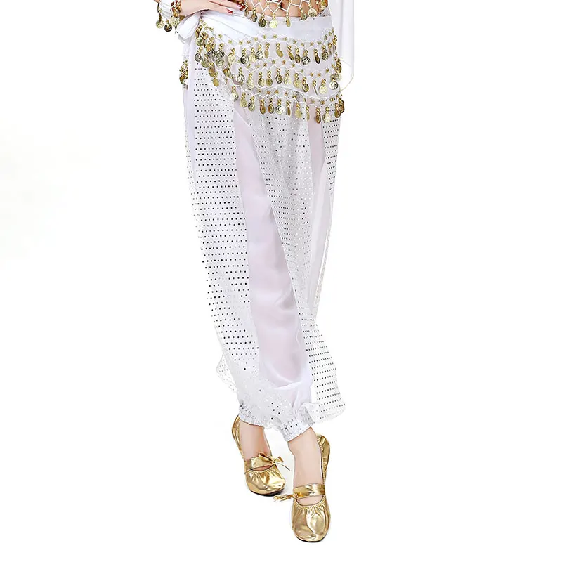 Adult Egyptian Casual Modal Harem Pants Lady Glitter Belly Dance Practice Pants Yoga Suit Long Trousers Bloomers Dancewear