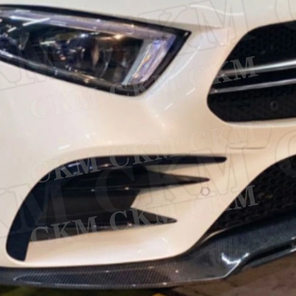 

CKMUUER Carbon Fiber Front Chin Spoiler FRP Bumper Cover Auto for Mercedes Benz CLS Class W257 CLS260 300 350 2019 UP