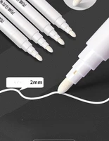 1/3/5 Pcs Student-specific white acrylic marker for sketching, highlighting, and oil-based quick-drying painting brush 4
