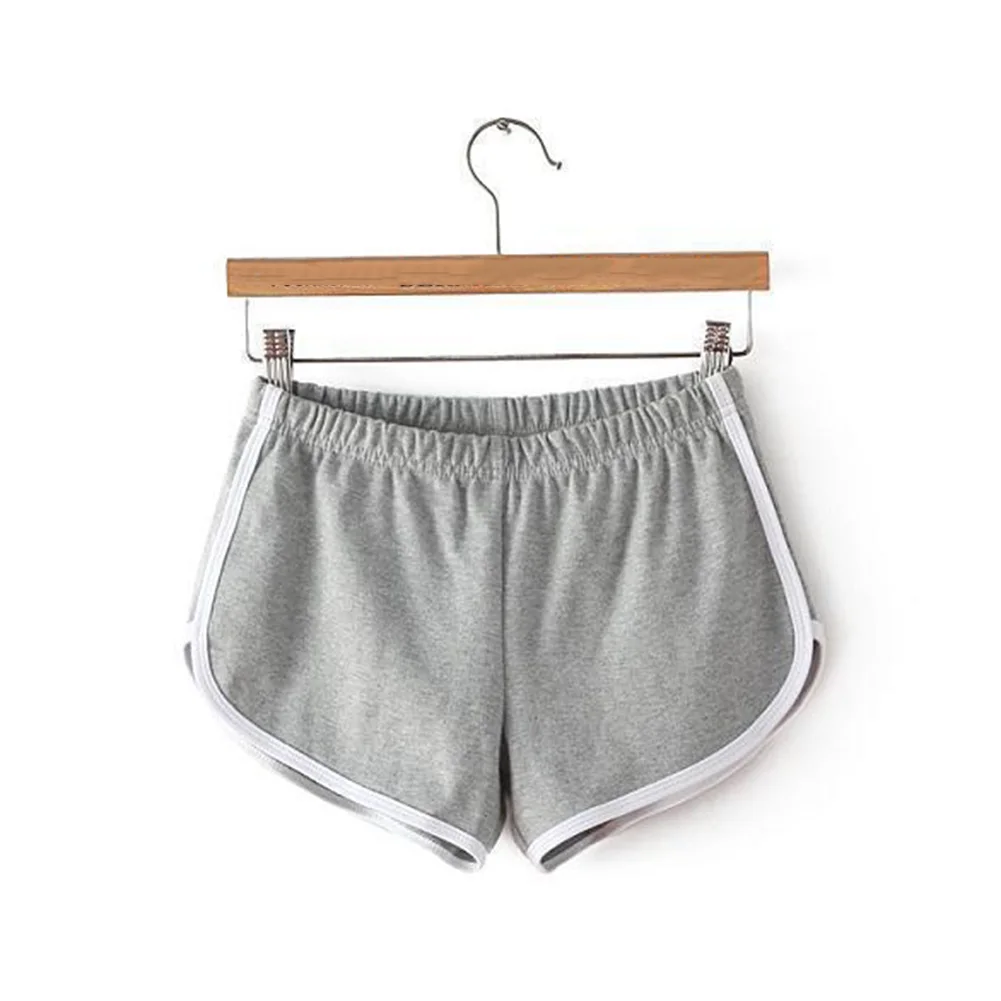 Women's Polyester Casual Shorts with Elastic Waist for Lounge Cycling Fitness Beach Vacation and Seasonal Holiday Wear