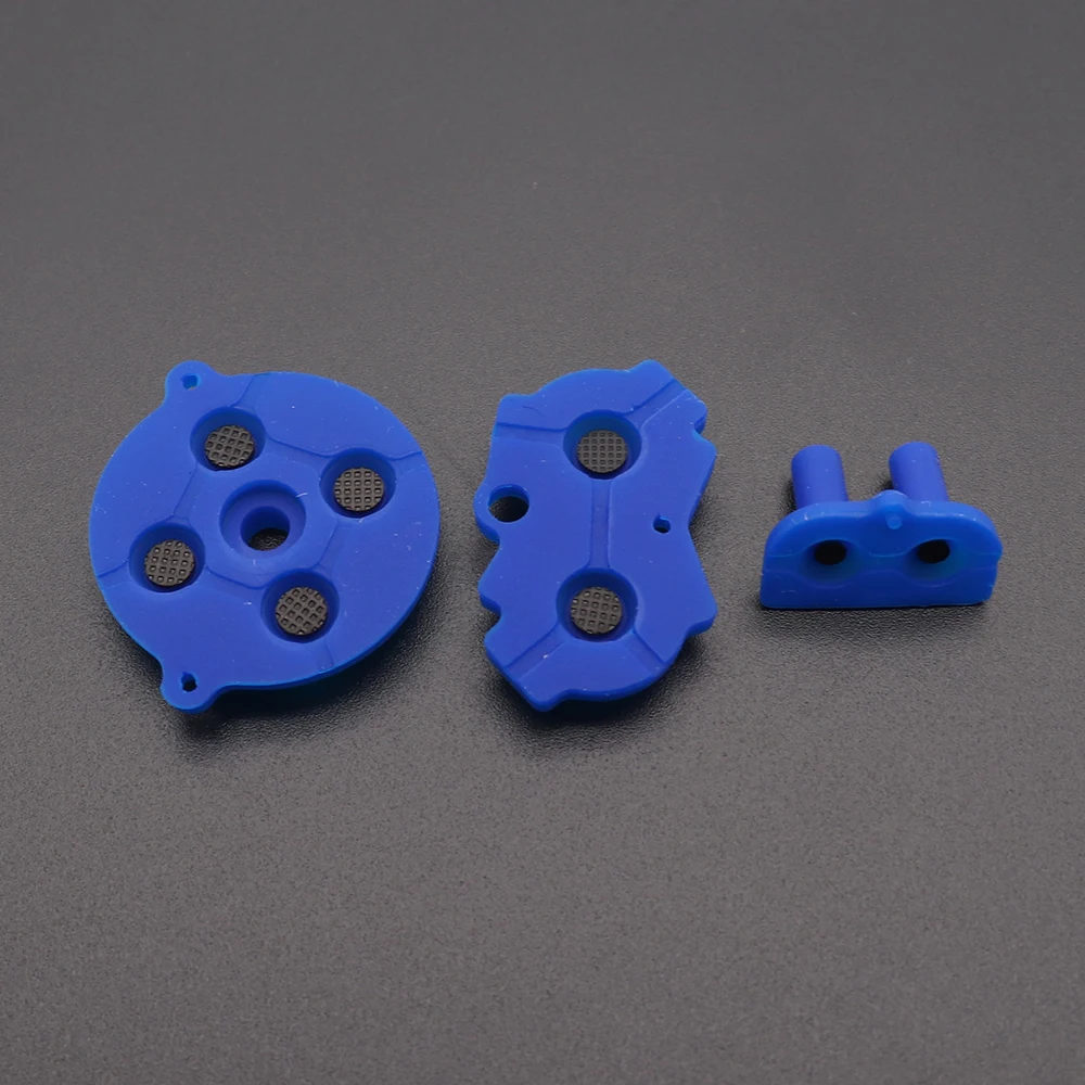 1ชุดยางปุ่ม A-B D-Pad สำหรับ Game Boy GBA ซิลิโคน Conductive เริ่มต้นเลือกปุ่มกด