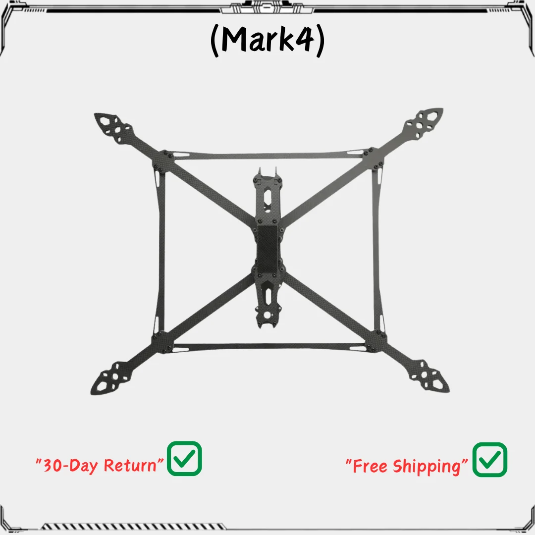 

Mark4 13Inch V2 Version Carbon Fiber FPV Frame KIT 539mm Wheelbase For RC FPV Freestyle Long Range Racing Drone Quadcopter