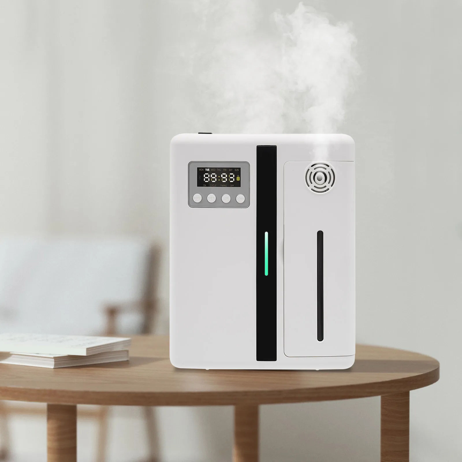 Máquina de aire aromático inteligente, control de fragancia personalizado, botella de gran capacidad de 6,76 oz para sala de estar, dormitorio, oficina, tienda de hotel