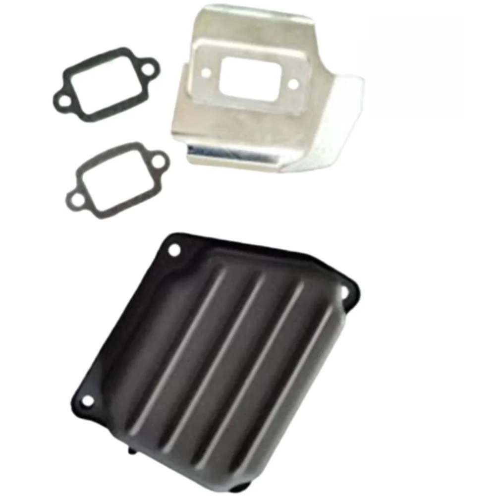 

1125 140 0607 Глушитель для бензопилы, тепловой экран, прокладка, винт, запчасти для MS360 MS340 036 034, аксессуары для бензопил