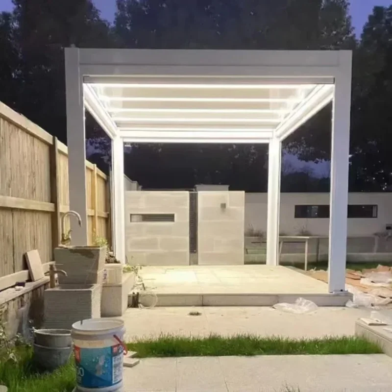 Pergola 2x3m 5x3m Design X 2m Gazebo Aluminum Structure Compact Space Solution All Weather
