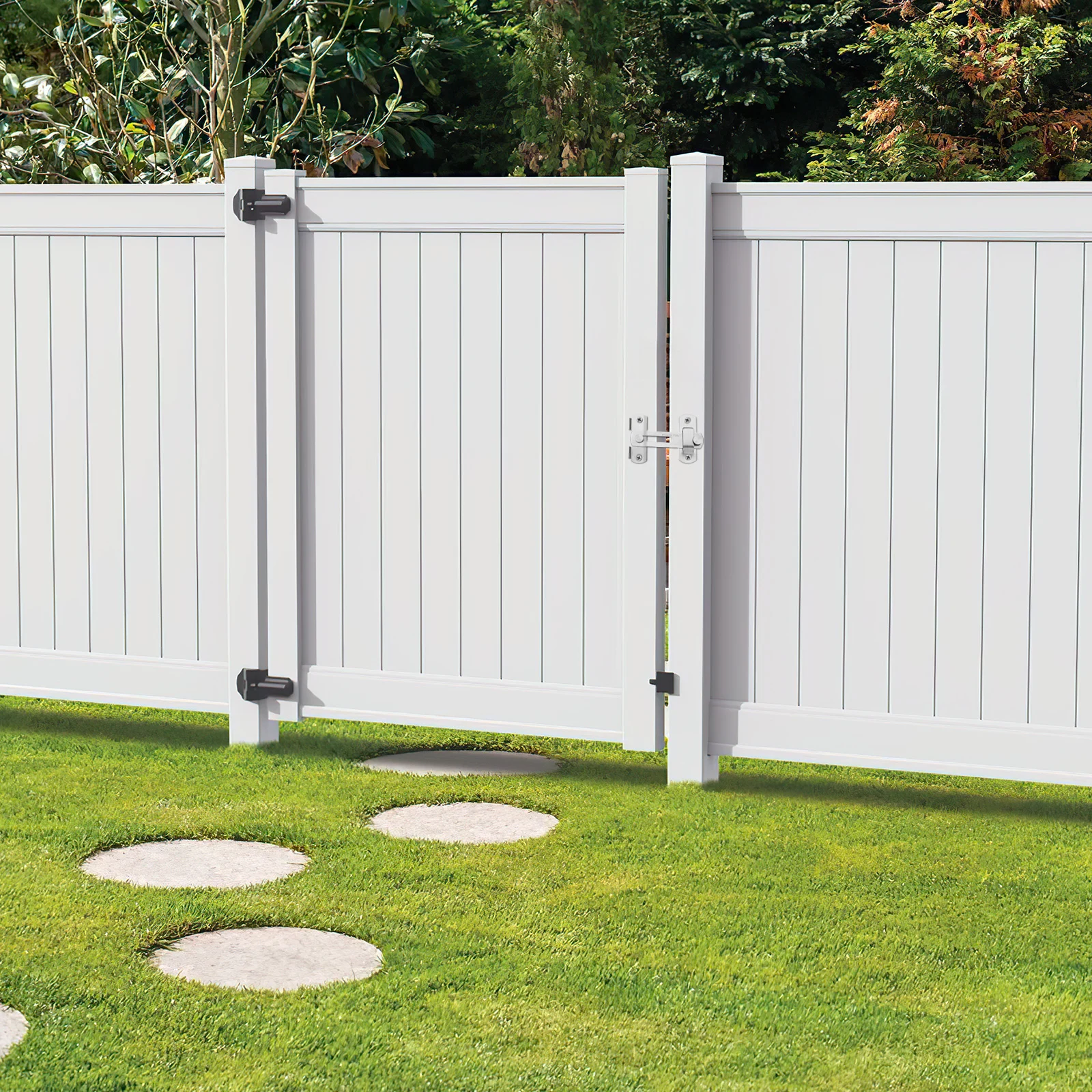 

1Pcs Stainless Steel Door Latch Safety Lock No Rust Durable Easy Install for Doors Gates Pet Cages Windows Shutters