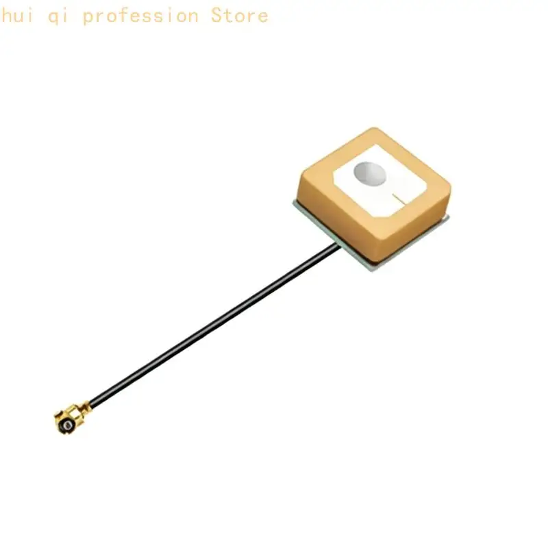 BeiDou Ceramic Patch Antenna with Wire Cable for Vehicle Positioning System Integration and Electronics Repair H8WE