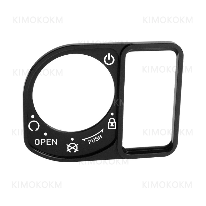 Suitable for Honda PCX125/150 ADV150 Modified Parts, Aluminum Alloy Power Switch Lock Cover Switch Decorative Protective Cover